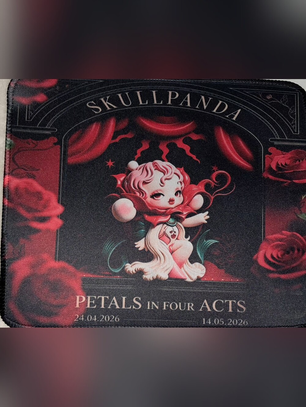 New! Skullpanda Computer Mouse Pad 10x10"